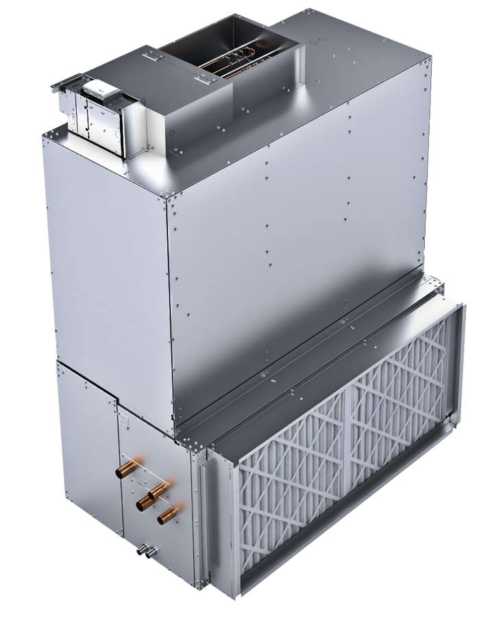 air handler with coils