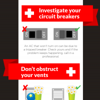 infographic emergency air conditioning repair checklist
