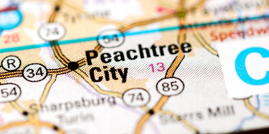 peachtree city map