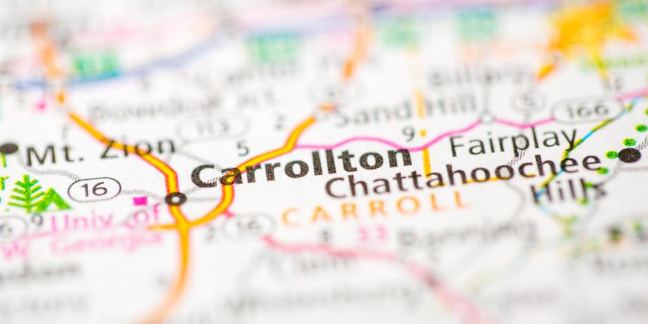 Carrollton, GA map